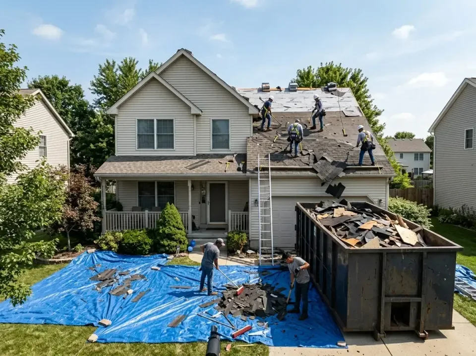 roof-replacement-debris-remova-004 — frequently asked questions, Cheapest Dumpster Rentals in Midfield, AL
